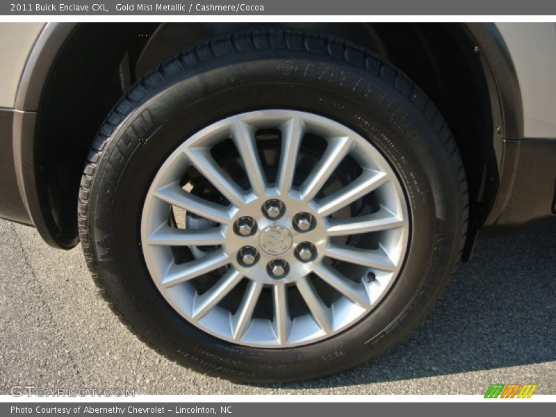 Gold Mist Metallic / Cashmere/Cocoa 2011 Buick Enclave CXL