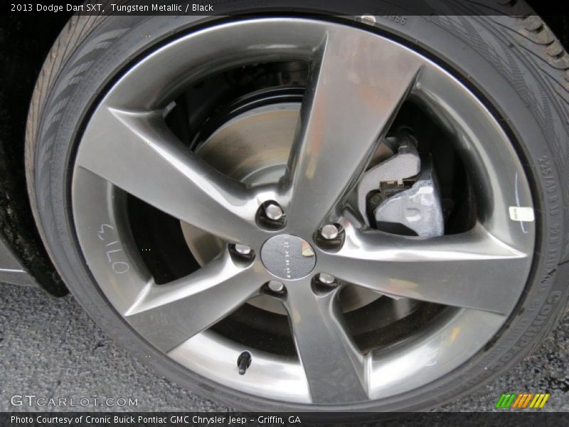 Tungsten Metallic / Black 2013 Dodge Dart SXT