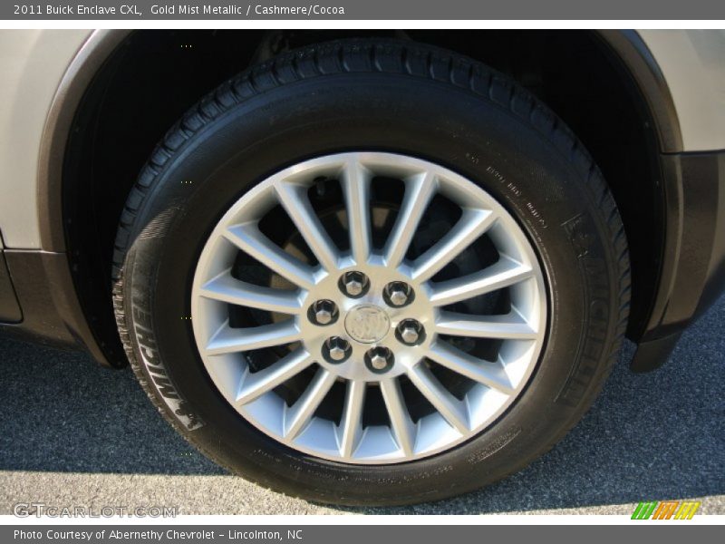 Gold Mist Metallic / Cashmere/Cocoa 2011 Buick Enclave CXL