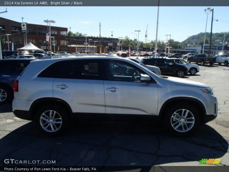 Bright Silver / Black 2014 Kia Sorento LX AWD