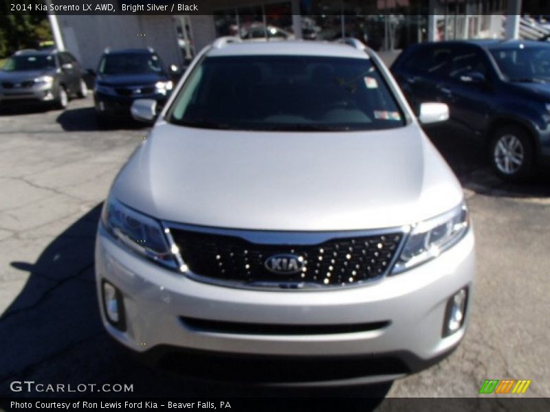 Bright Silver / Black 2014 Kia Sorento LX AWD