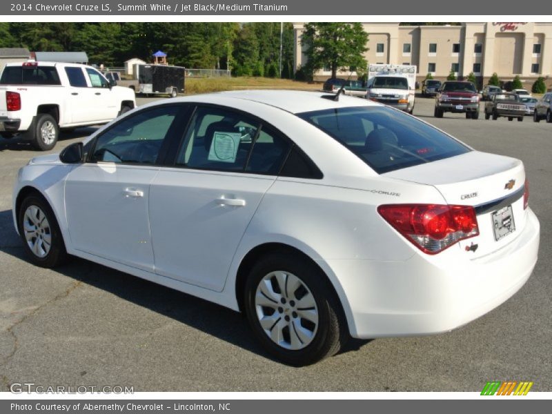 Summit White / Jet Black/Medium Titanium 2014 Chevrolet Cruze LS