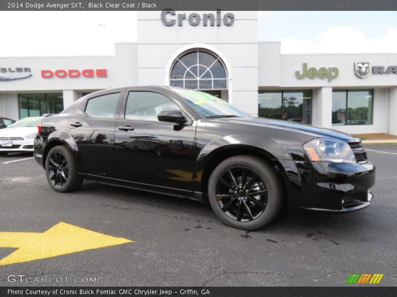 Black Clear Coat / Black 2014 Dodge Avenger SXT