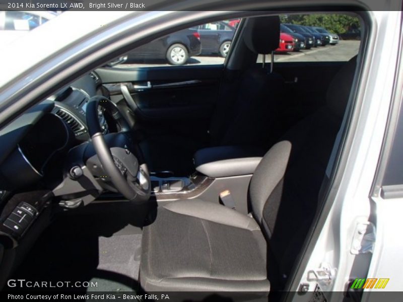 Bright Silver / Black 2014 Kia Sorento LX AWD
