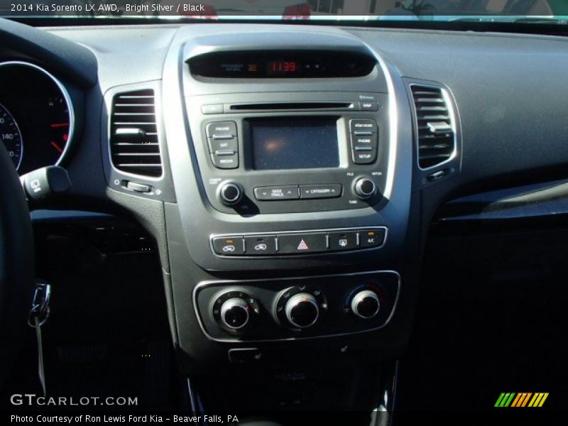 Bright Silver / Black 2014 Kia Sorento LX AWD