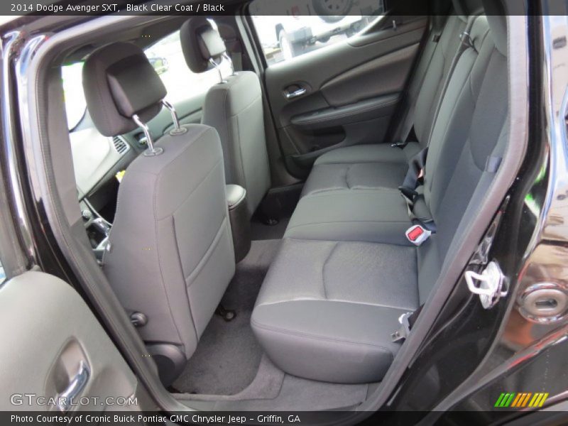Rear Seat of 2014 Avenger SXT