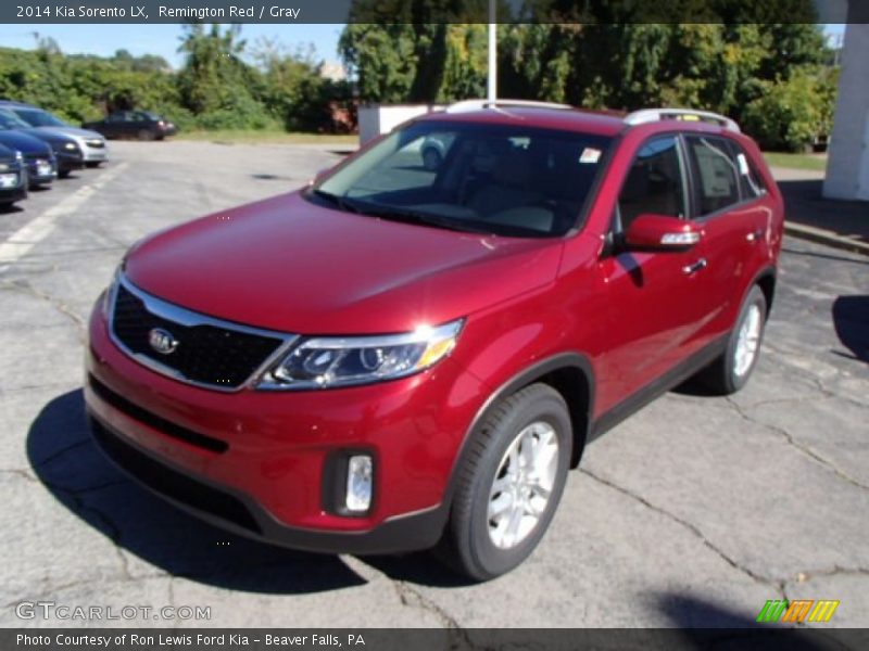 Remington Red / Gray 2014 Kia Sorento LX