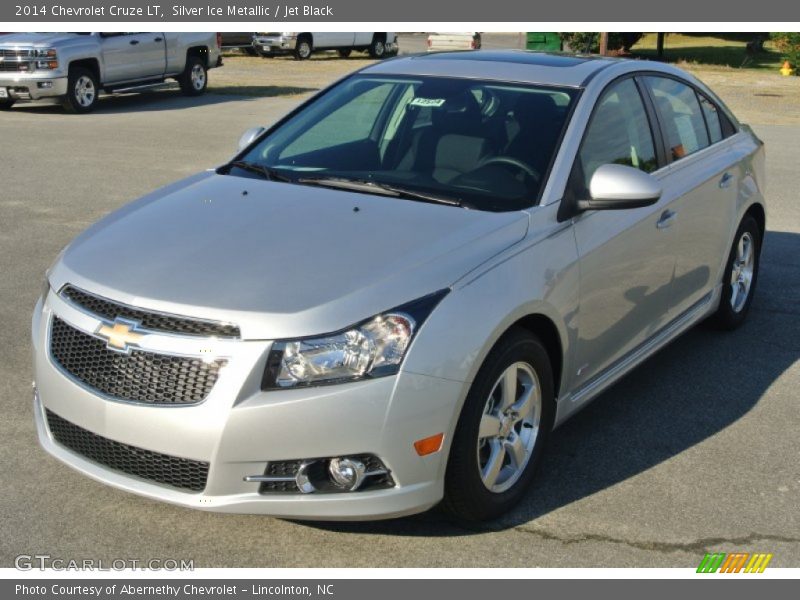 Silver Ice Metallic / Jet Black 2014 Chevrolet Cruze LT