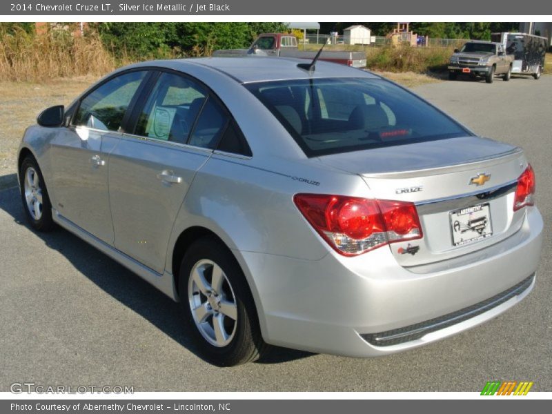 Silver Ice Metallic / Jet Black 2014 Chevrolet Cruze LT