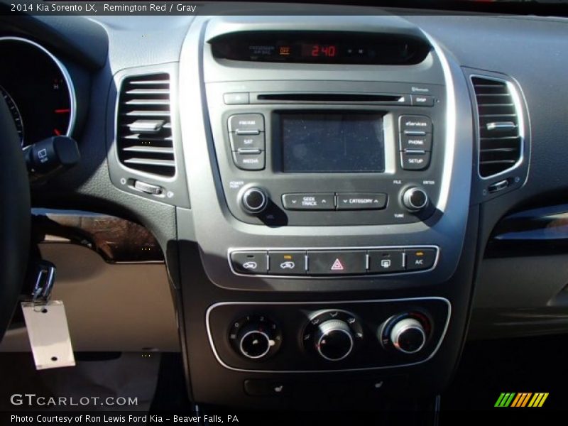 Controls of 2014 Sorento LX