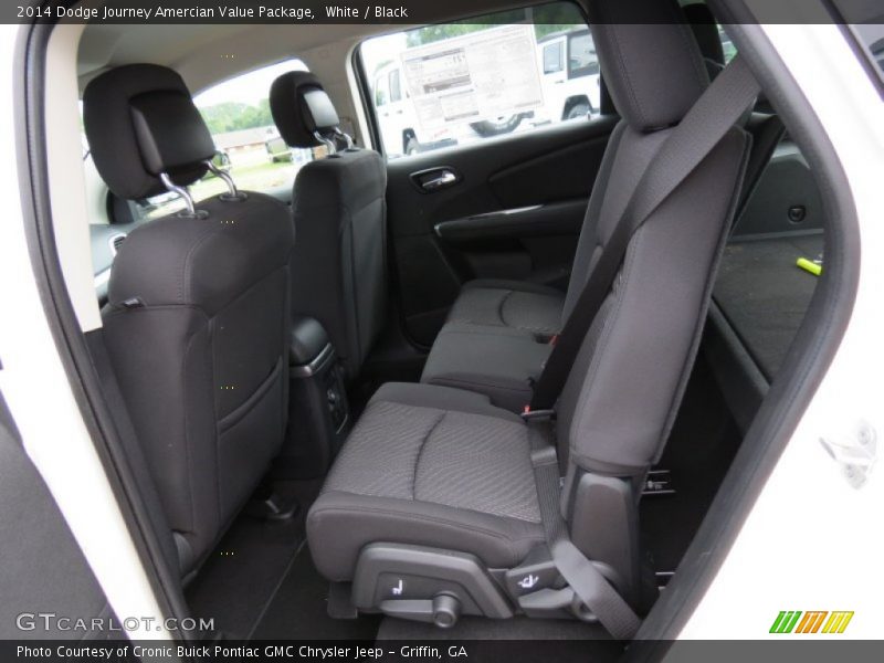White / Black 2014 Dodge Journey Amercian Value Package