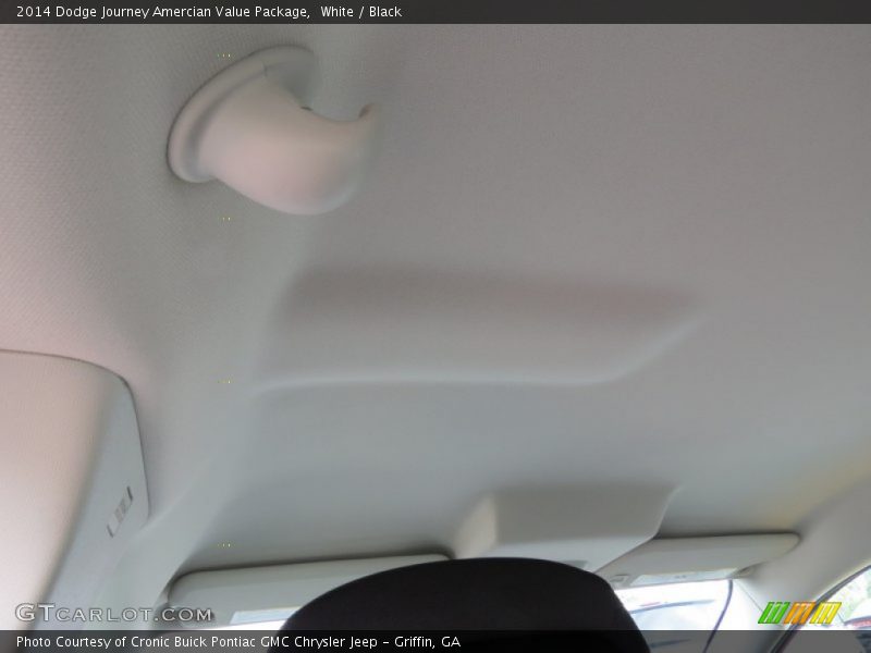 White / Black 2014 Dodge Journey Amercian Value Package