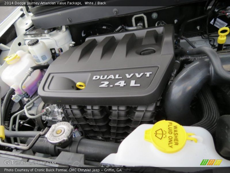 White / Black 2014 Dodge Journey Amercian Value Package