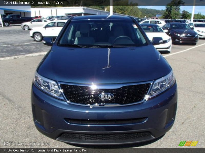 Wave Blue / Gray 2014 Kia Sorento LX