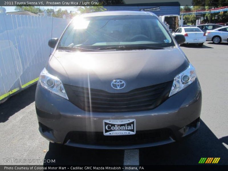 Predawn Gray Mica / Light Gray 2011 Toyota Sienna V6