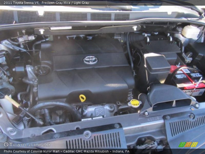 Predawn Gray Mica / Light Gray 2011 Toyota Sienna V6