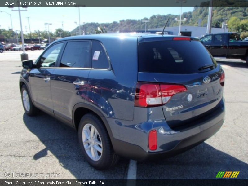 Wave Blue / Gray 2014 Kia Sorento LX