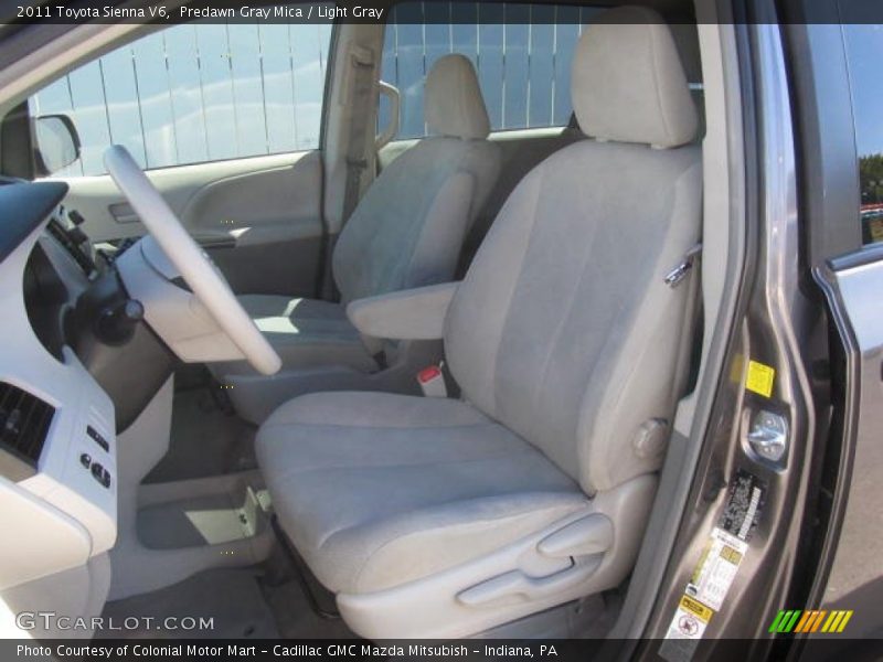 Predawn Gray Mica / Light Gray 2011 Toyota Sienna V6