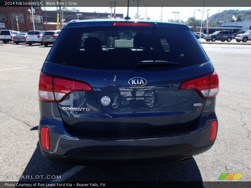 Wave Blue / Gray 2014 Kia Sorento LX