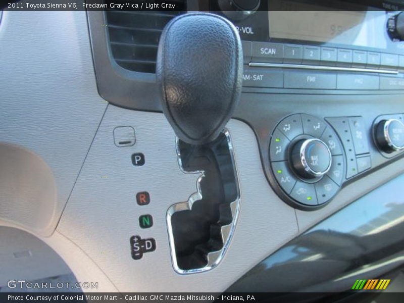 Predawn Gray Mica / Light Gray 2011 Toyota Sienna V6