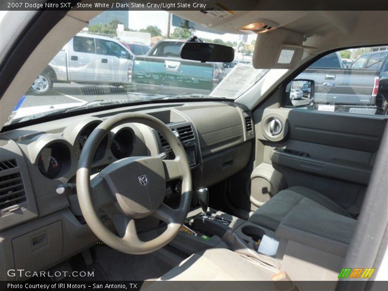 Stone White / Dark Slate Gray/Light Slate Gray 2007 Dodge Nitro SXT