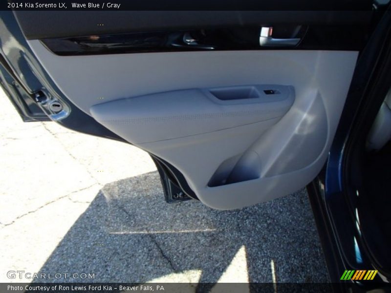 Wave Blue / Gray 2014 Kia Sorento LX