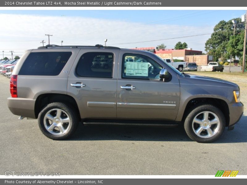 Mocha Steel Metallic / Light Cashmere/Dark Cashmere 2014 Chevrolet Tahoe LTZ 4x4