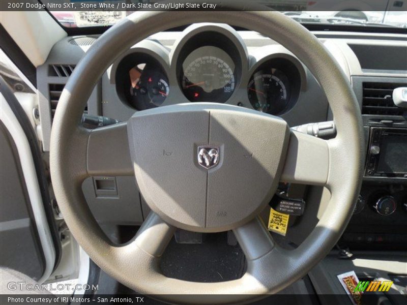 Stone White / Dark Slate Gray/Light Slate Gray 2007 Dodge Nitro SXT
