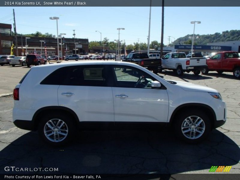 Snow White Pearl / Black 2014 Kia Sorento LX