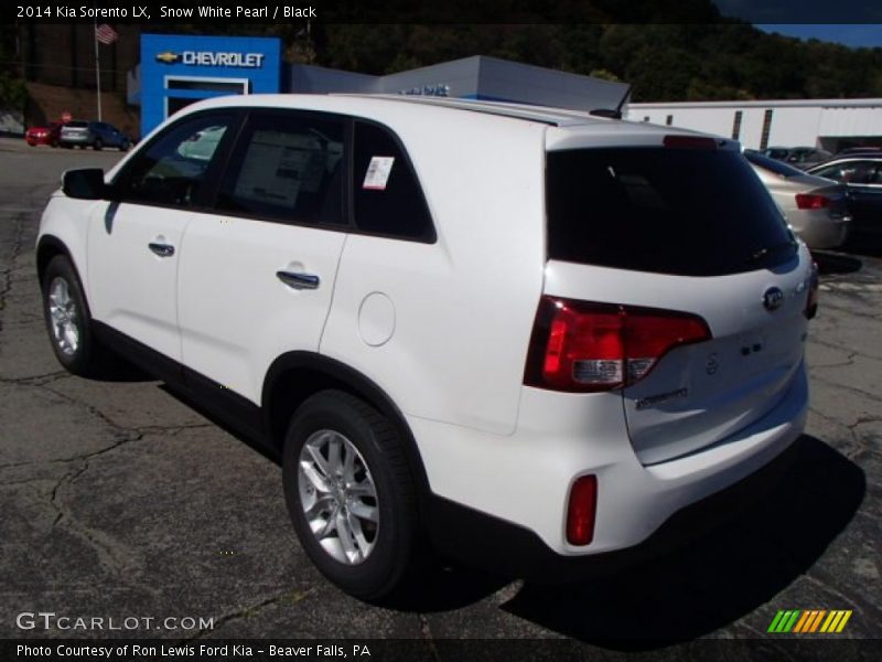 Snow White Pearl / Black 2014 Kia Sorento LX