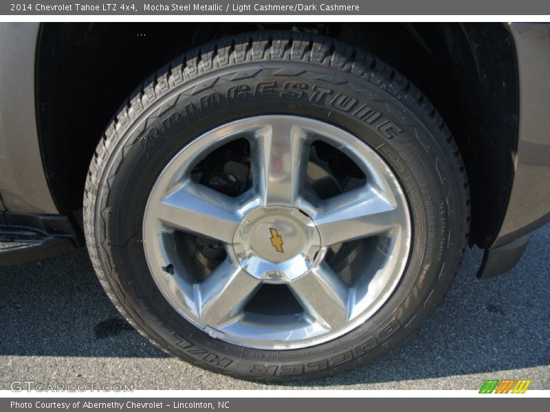 Mocha Steel Metallic / Light Cashmere/Dark Cashmere 2014 Chevrolet Tahoe LTZ 4x4