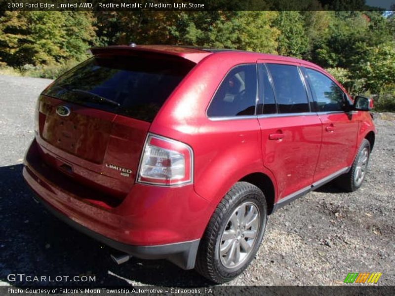 Redfire Metallic / Medium Light Stone 2008 Ford Edge Limited AWD