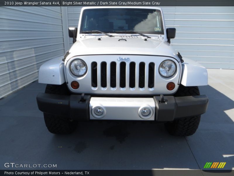 Bright Silver Metallic / Dark Slate Gray/Medium Slate Gray 2010 Jeep Wrangler Sahara 4x4
