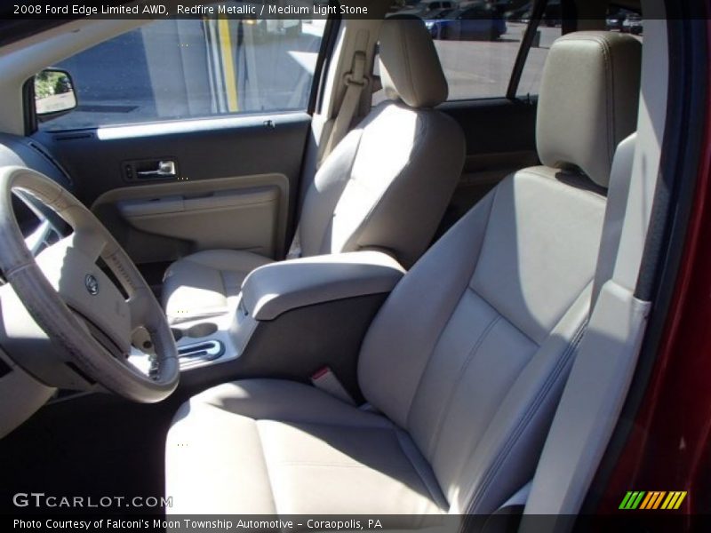 Redfire Metallic / Medium Light Stone 2008 Ford Edge Limited AWD