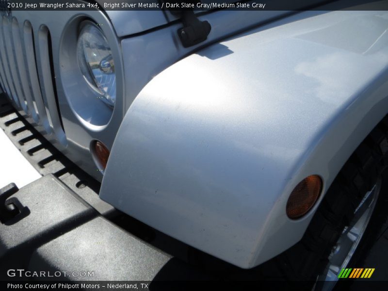 Bright Silver Metallic / Dark Slate Gray/Medium Slate Gray 2010 Jeep Wrangler Sahara 4x4
