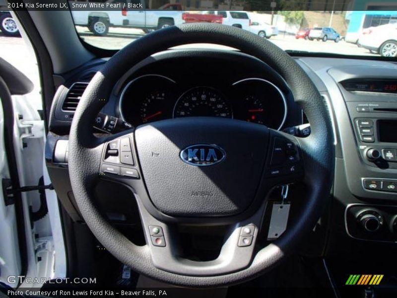 Snow White Pearl / Black 2014 Kia Sorento LX