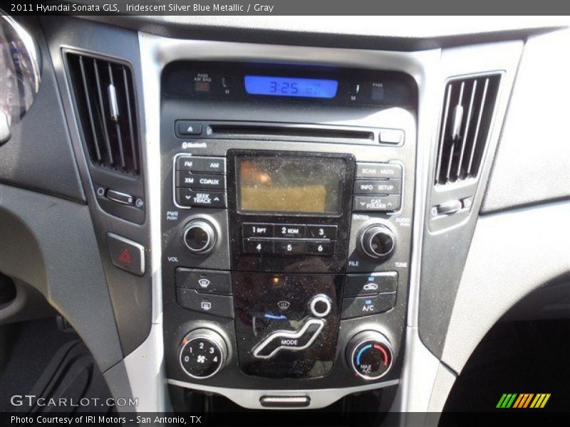 Iridescent Silver Blue Metallic / Gray 2011 Hyundai Sonata GLS