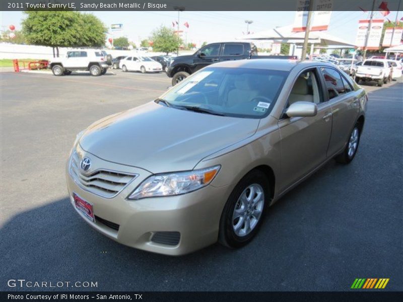 Sandy Beach Metallic / Bisque 2011 Toyota Camry LE