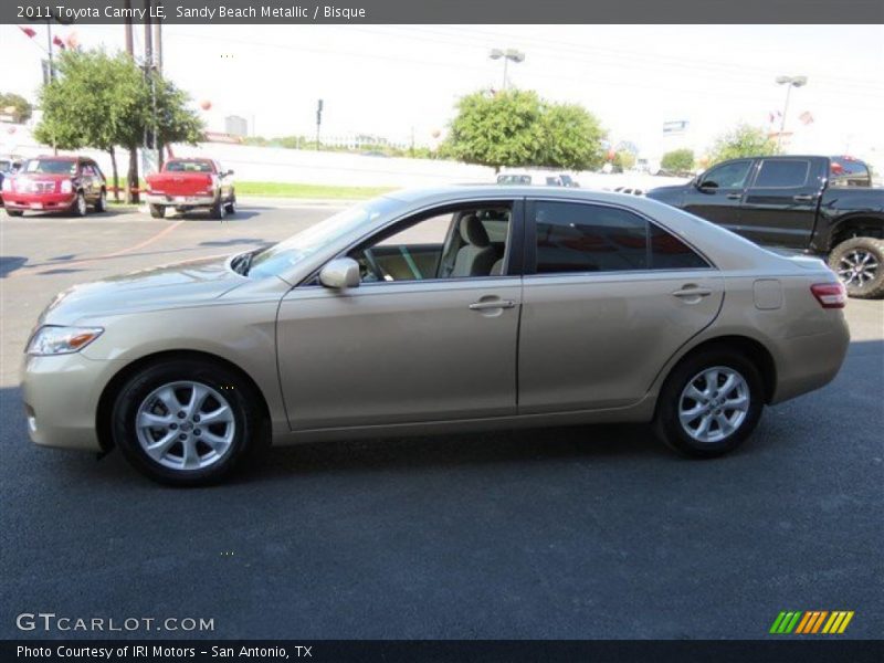 Sandy Beach Metallic / Bisque 2011 Toyota Camry LE
