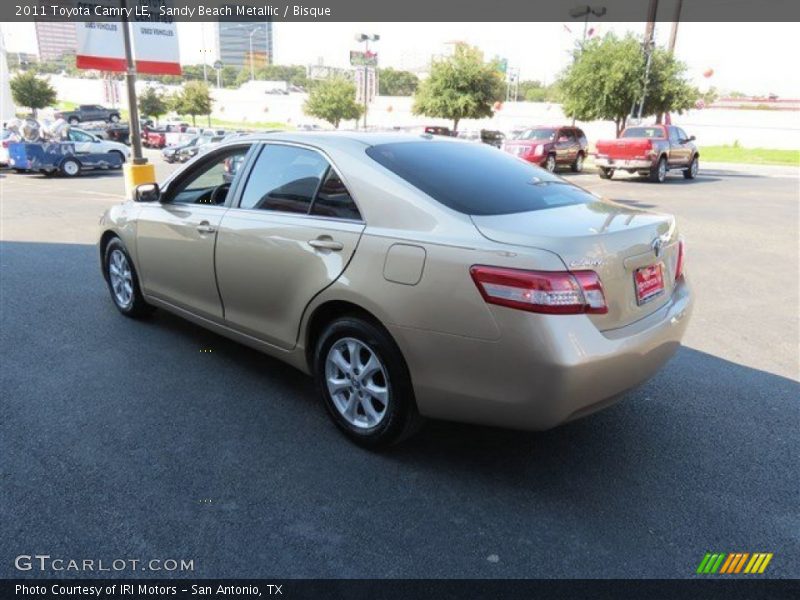 Sandy Beach Metallic / Bisque 2011 Toyota Camry LE