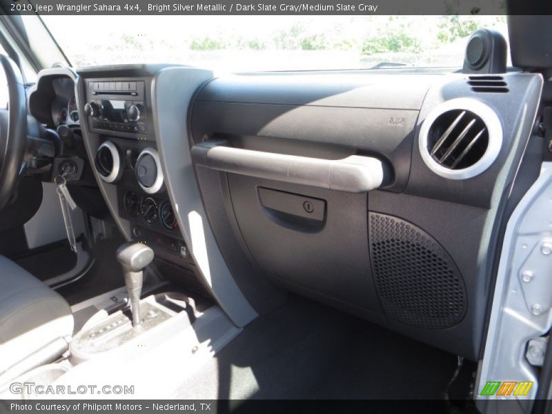 Bright Silver Metallic / Dark Slate Gray/Medium Slate Gray 2010 Jeep Wrangler Sahara 4x4