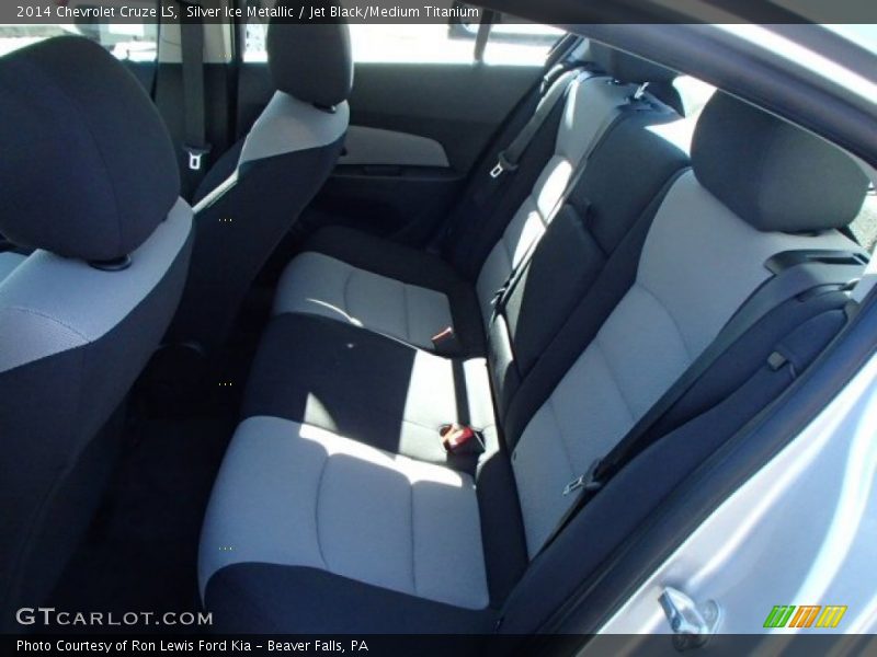 Silver Ice Metallic / Jet Black/Medium Titanium 2014 Chevrolet Cruze LS