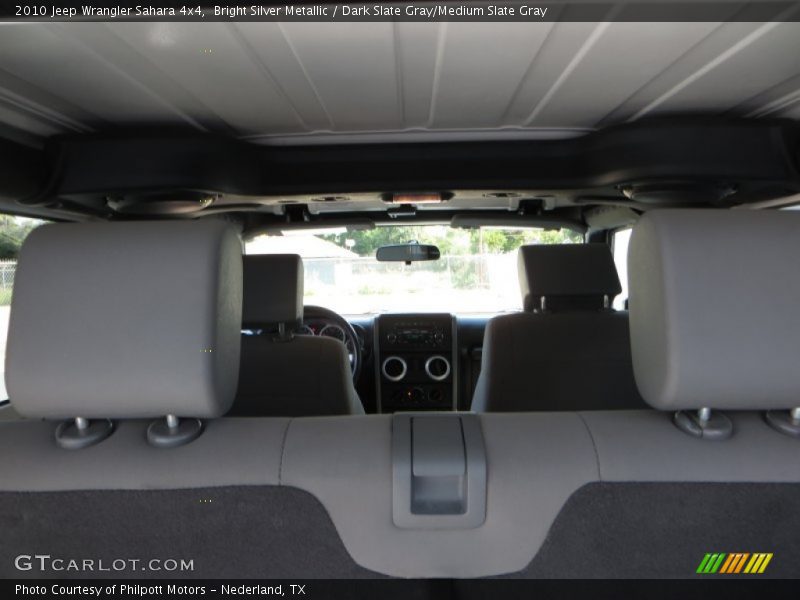 Bright Silver Metallic / Dark Slate Gray/Medium Slate Gray 2010 Jeep Wrangler Sahara 4x4