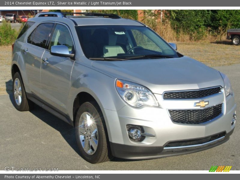 Silver Ice Metallic / Light Titanium/Jet Black 2014 Chevrolet Equinox LTZ