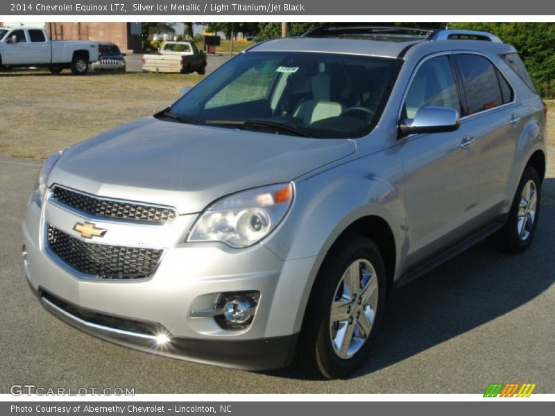 Silver Ice Metallic / Light Titanium/Jet Black 2014 Chevrolet Equinox LTZ
