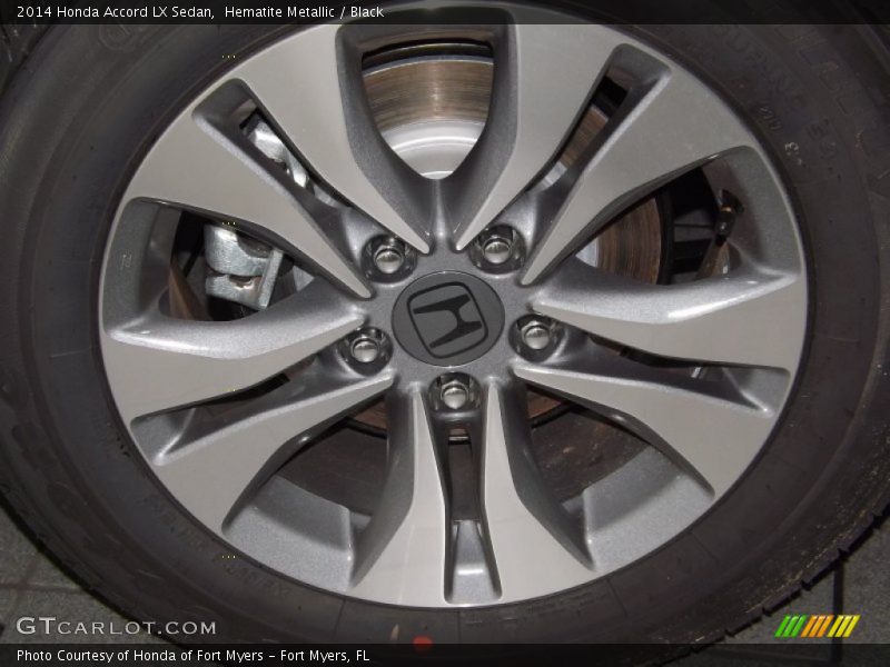 Hematite Metallic / Black 2014 Honda Accord LX Sedan