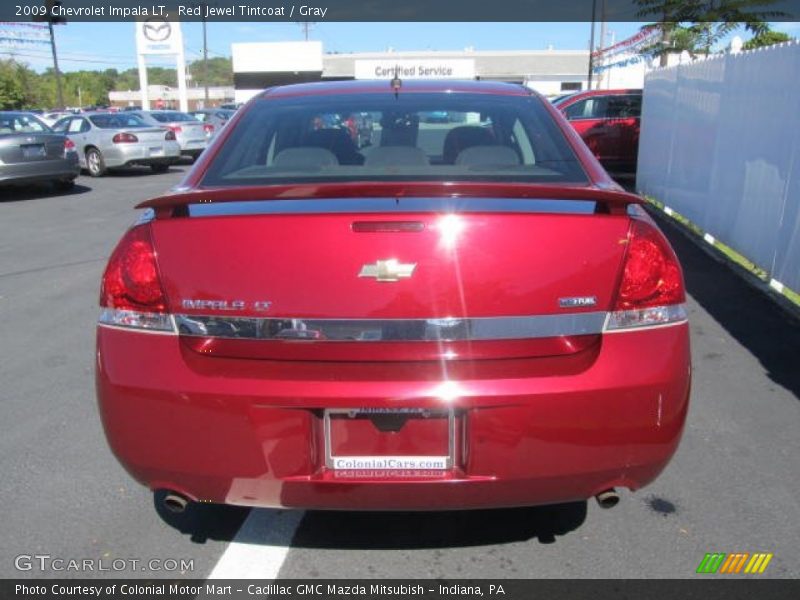 Red Jewel Tintcoat / Gray 2009 Chevrolet Impala LT