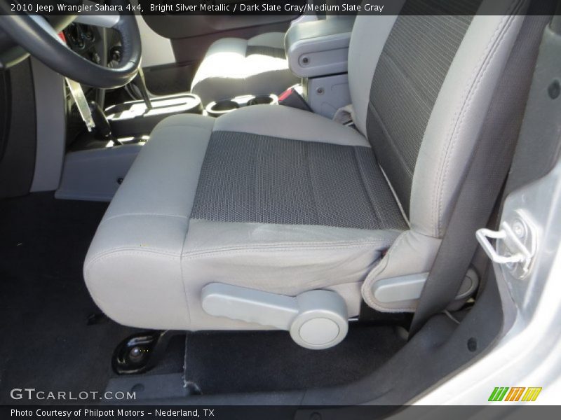Bright Silver Metallic / Dark Slate Gray/Medium Slate Gray 2010 Jeep Wrangler Sahara 4x4