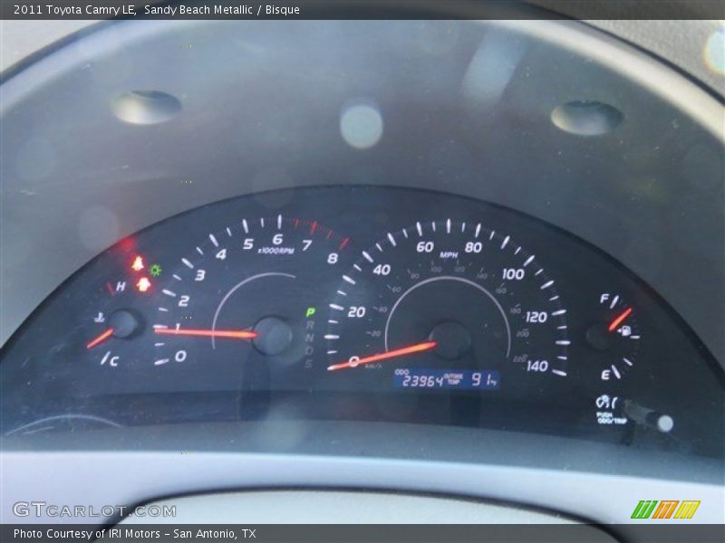 Sandy Beach Metallic / Bisque 2011 Toyota Camry LE