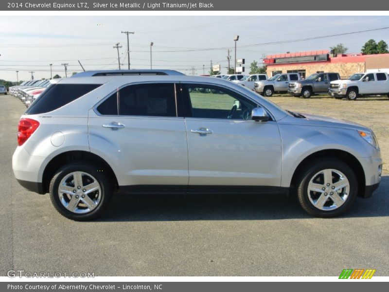 Silver Ice Metallic / Light Titanium/Jet Black 2014 Chevrolet Equinox LTZ